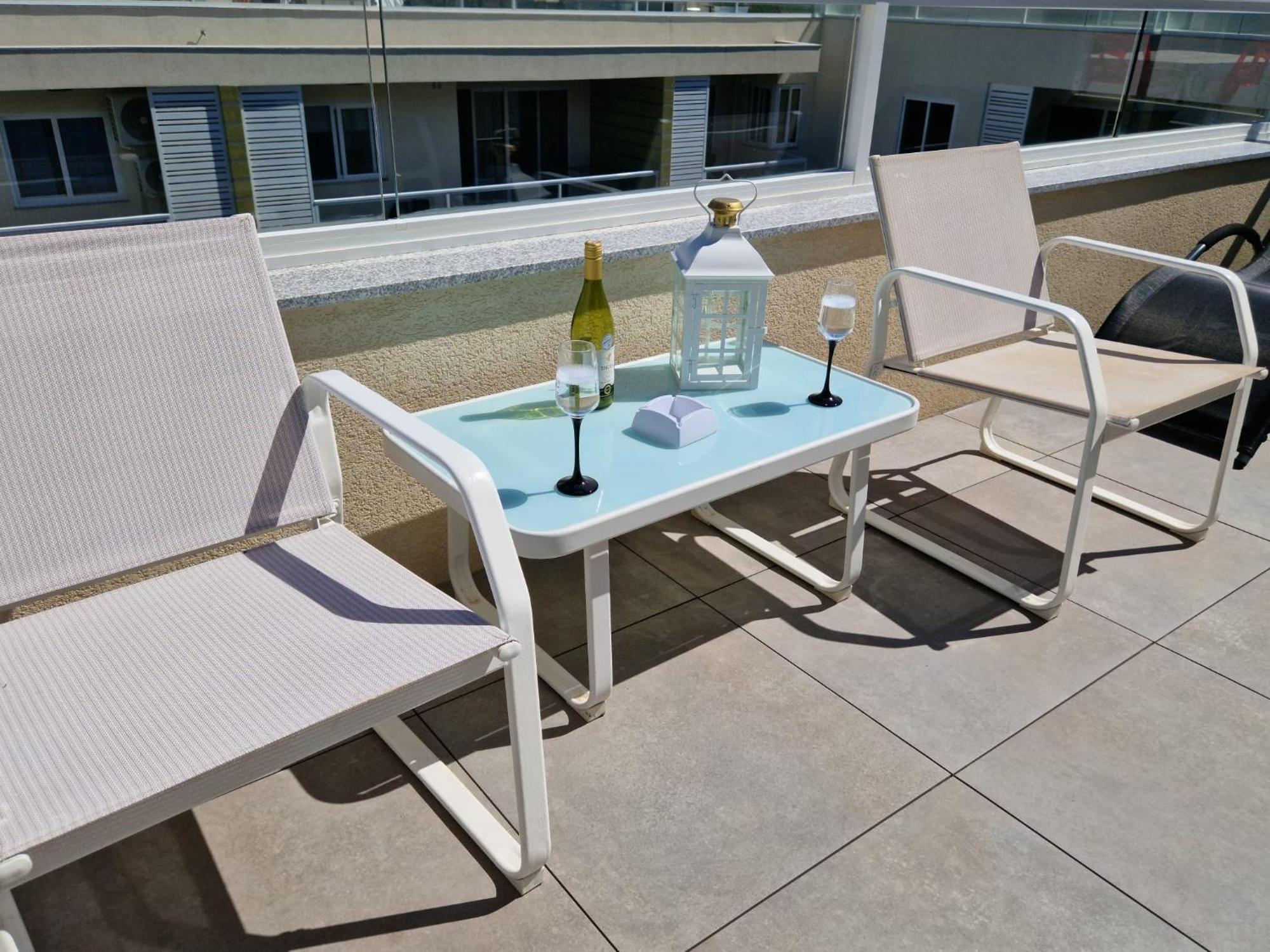 Ferienwohnung Sea View New Penthouse Terrace & Garage Parking St. Paul's Bay Exterior foto