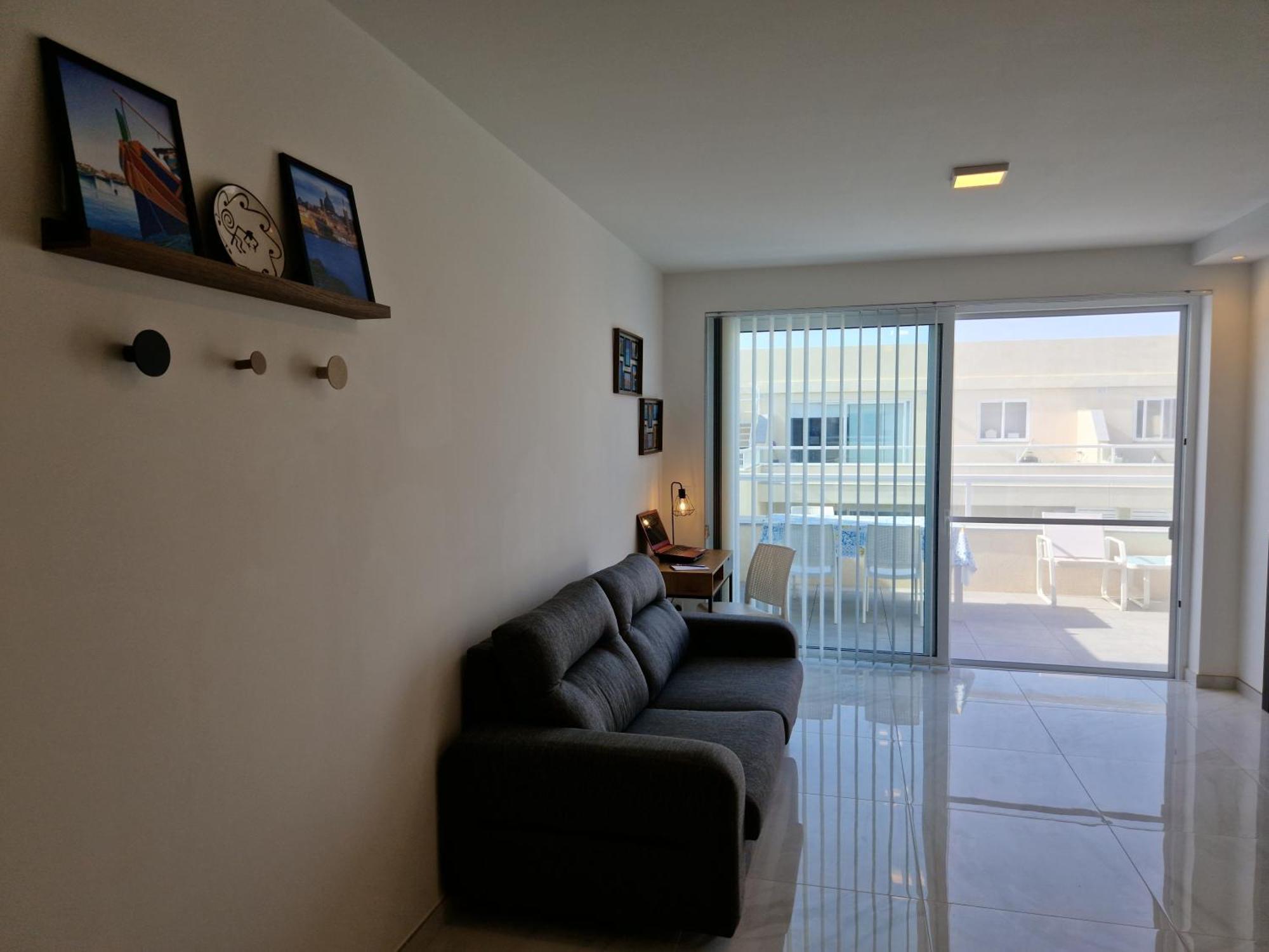 Ferienwohnung Sea View New Penthouse Terrace & Garage Parking St. Paul's Bay Exterior foto